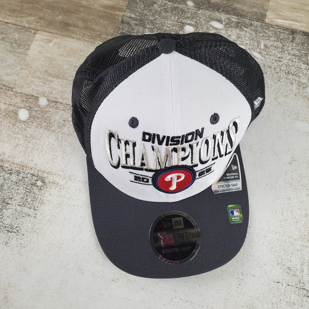 Philadelphia Phillies Hat New Era 2025 Postseason 9SEVENTY Stretch Snap Trucker